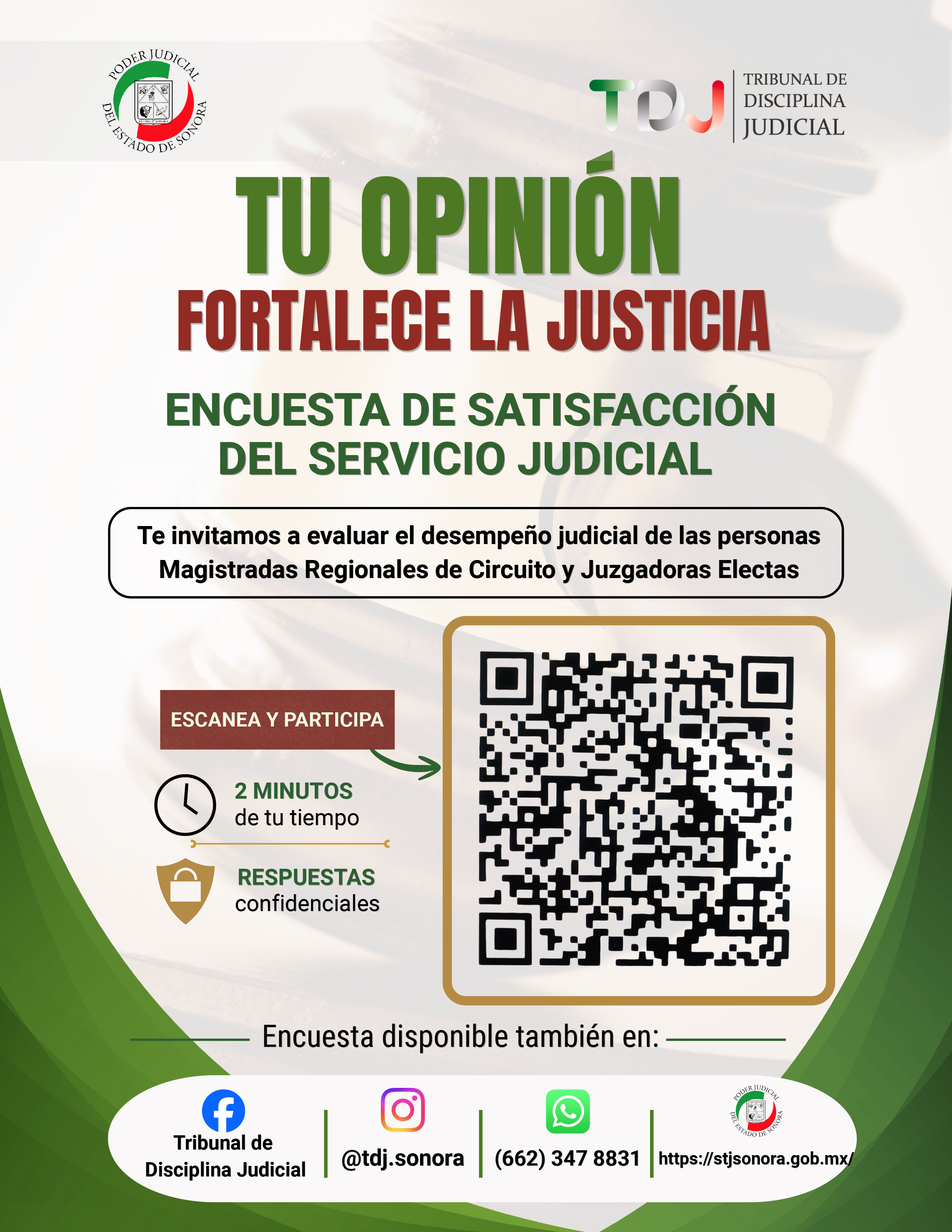 Encuesta de Satisfacción del Servicio Judicial