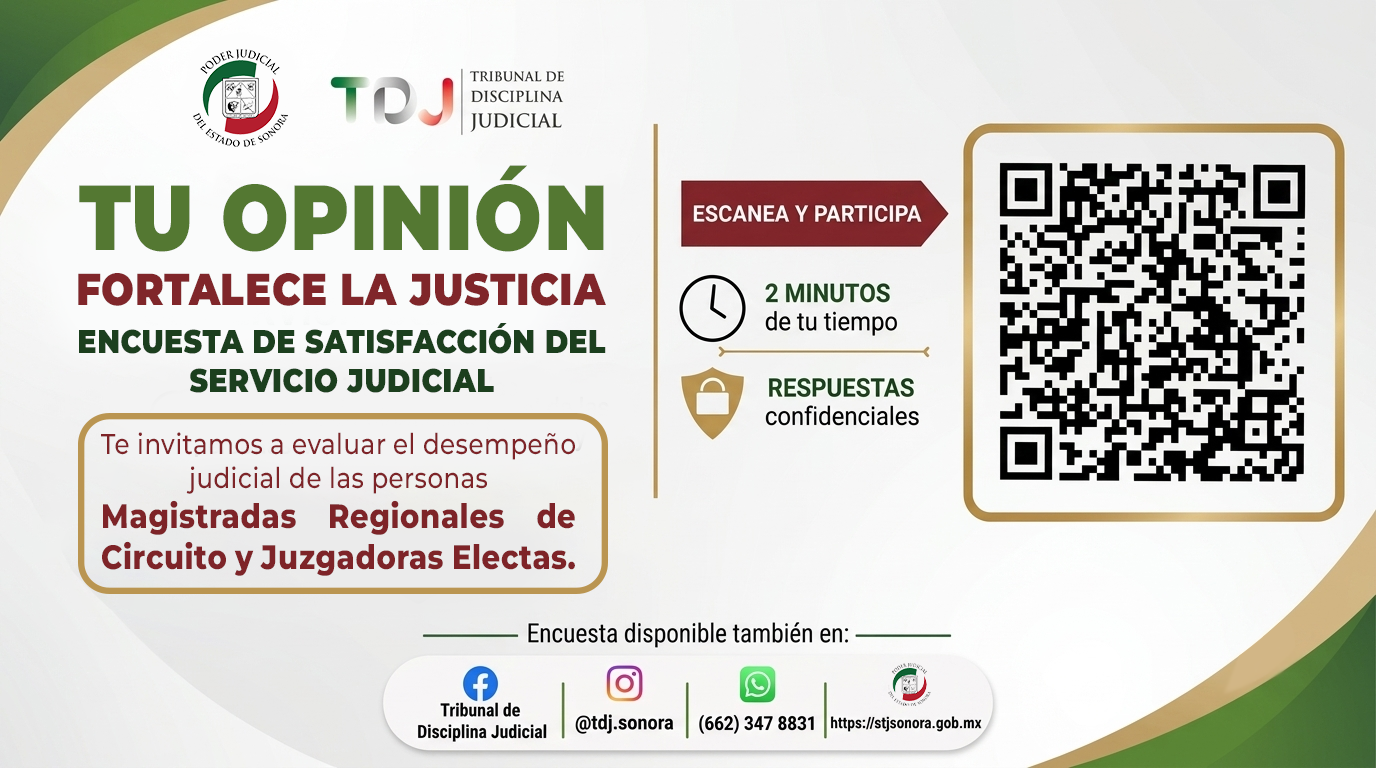Encuesta de Satisfacción del Servicio Judicial