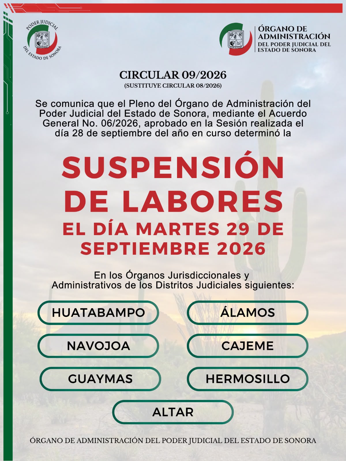 Circular 09/2026