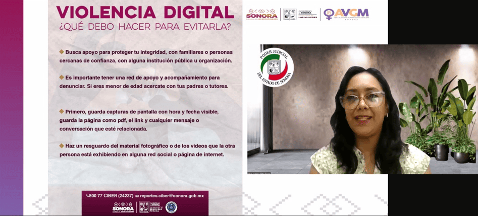 Promueve Poder Judicial de Sonora la prevención de la violencia digital