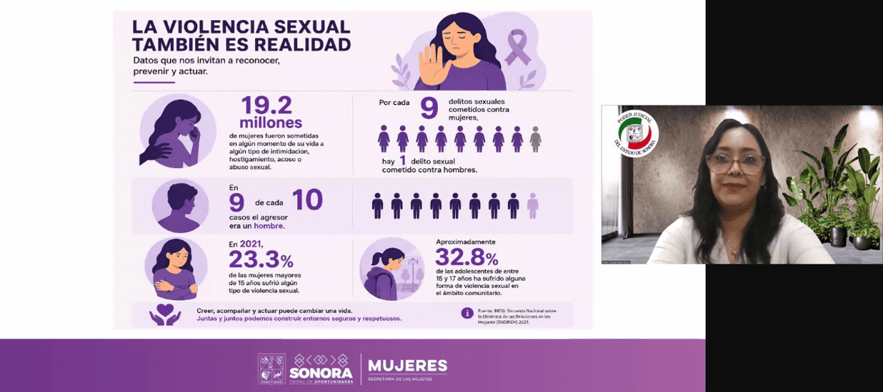 Capacitan a personal del Poder Judicial en prevención de la violencia sexual