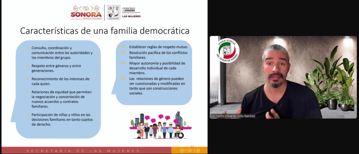 Se imparte conferencia virtual sobre Democratización Familiar