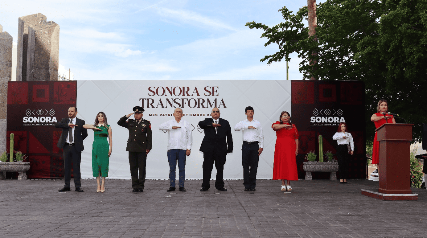 Participa Poder Judicial de Sonora en ceremonia 
por el CCXVI Aniversario de la Independencia de México

