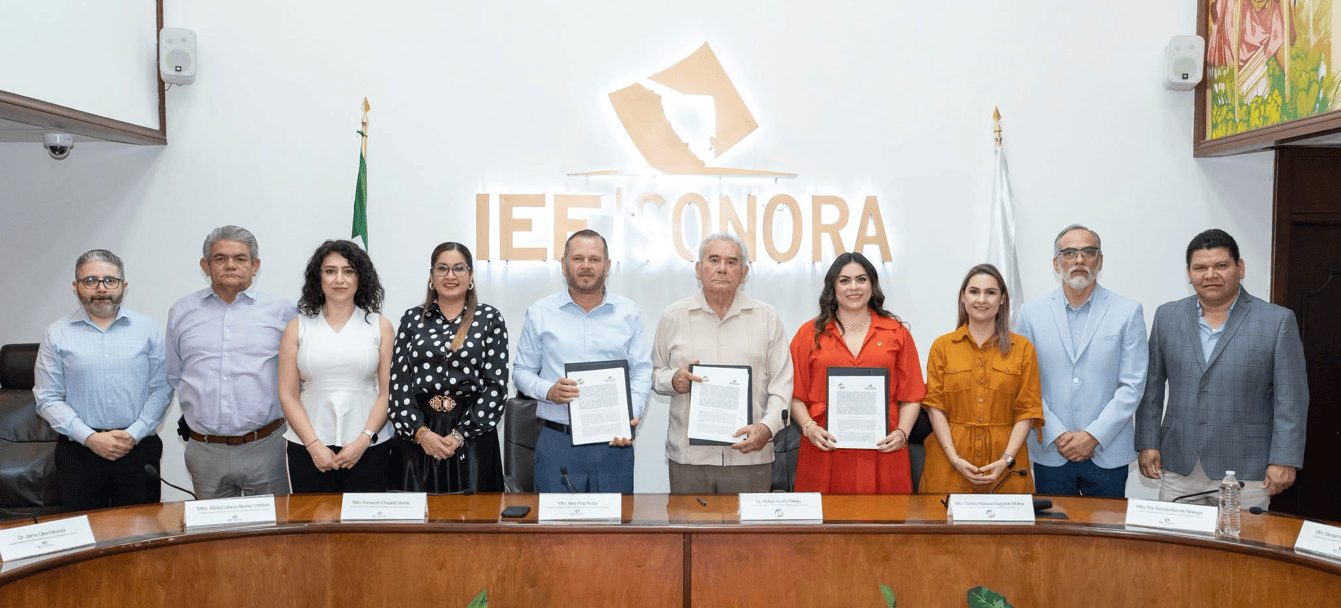 Poder Judicial y el Instituto Electoral y de Participación Ciudadana de Sonora suscriben convenio para garantizar procesos electorales libres de violencia de género