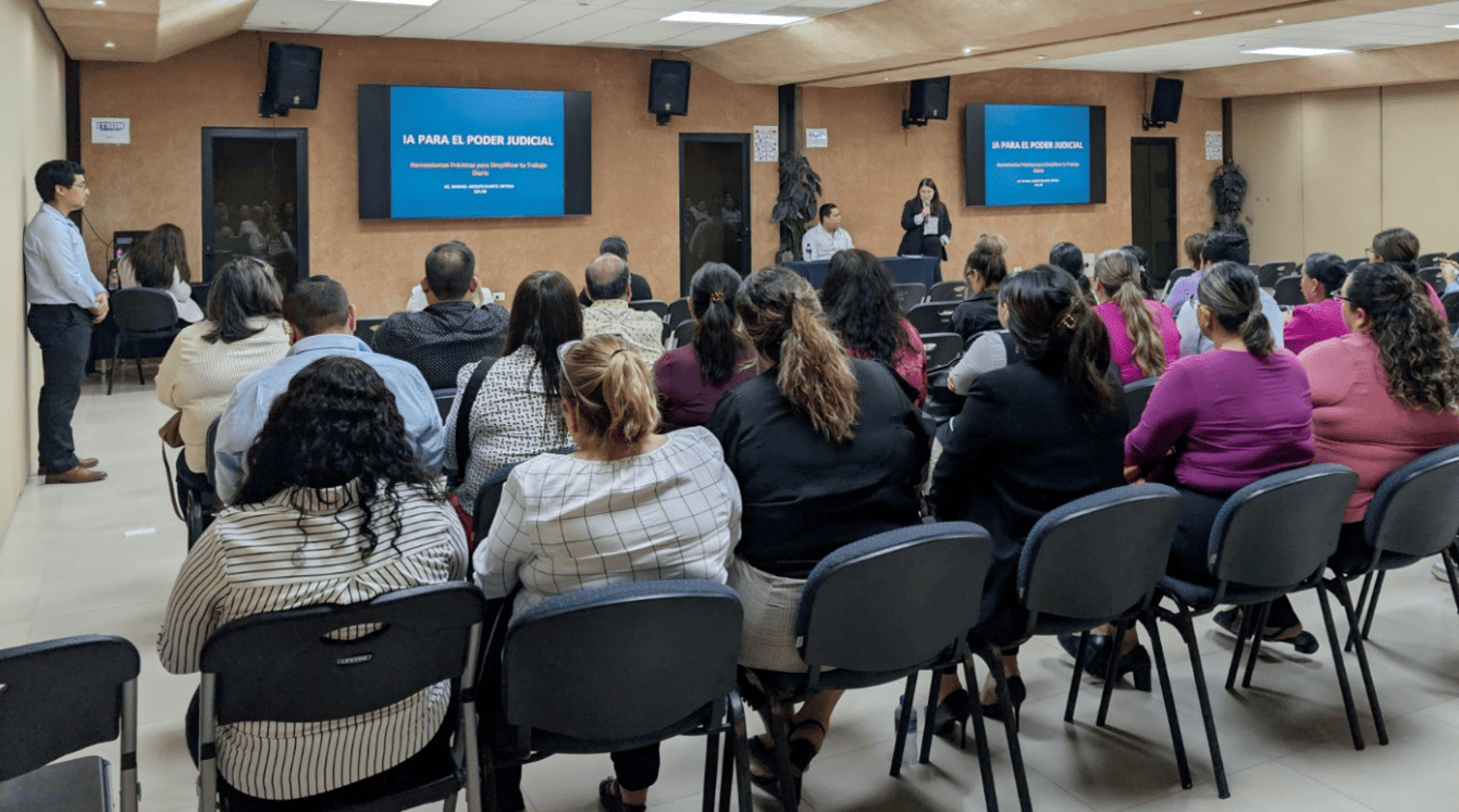  Se imparte curso sobre inteligencia artificial en el Distrito Judicial de Navojoa