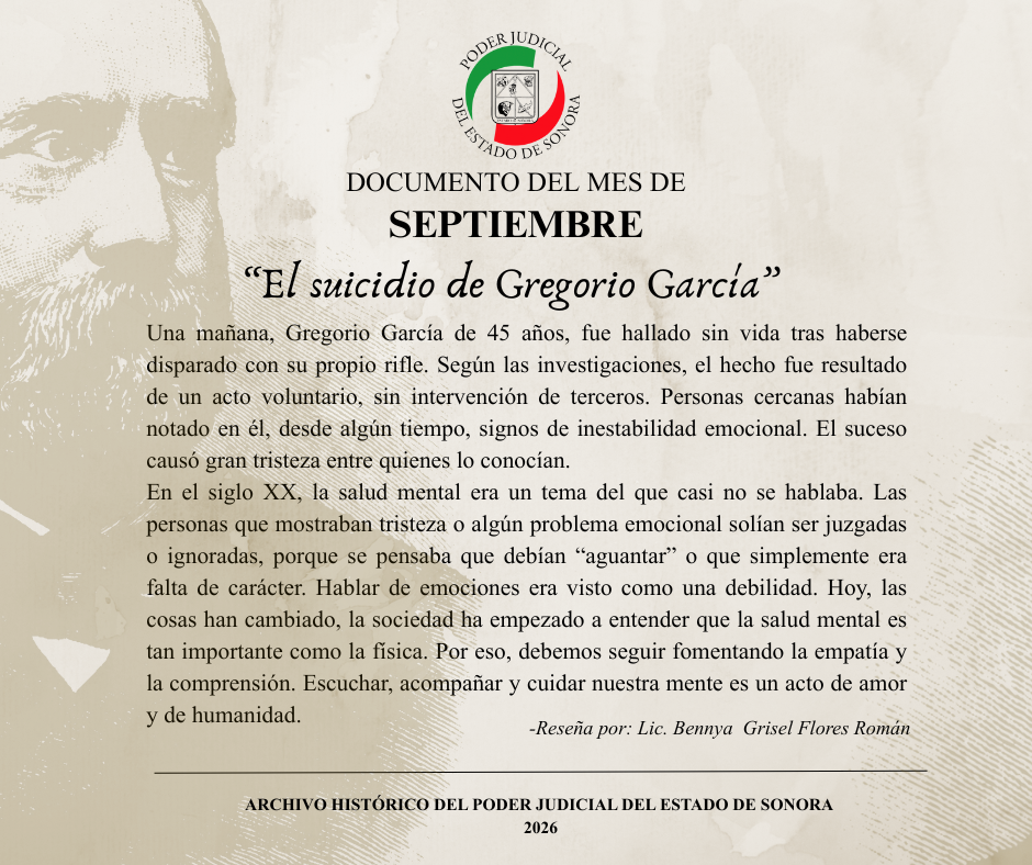 El suicidio de Gregorio García