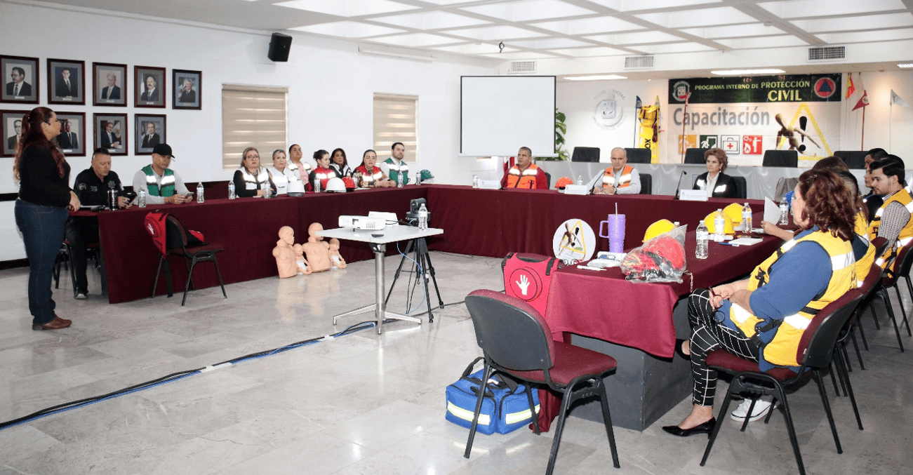 Capacitan a Brigada de Protección Civil del Poder Judicial del Estado de Sonora